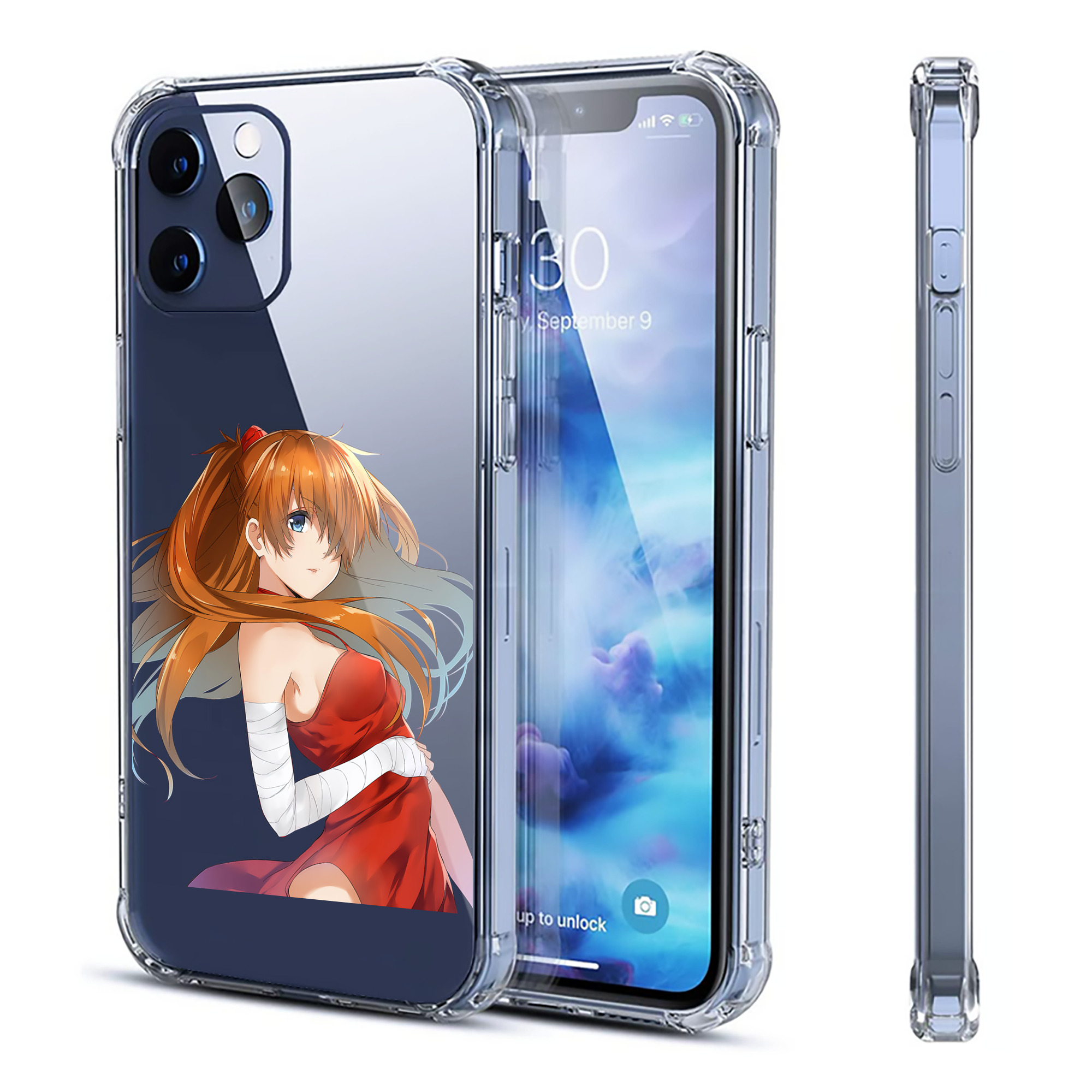 （画像用） EVA 新世紀エヴァンゲリオン 【iPhone 12シリーズ対応】透明スマホケース（クリアソフトケース）